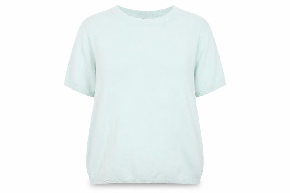 Marks and Spencer Women's Green Acrylic Jumper - Size 16
