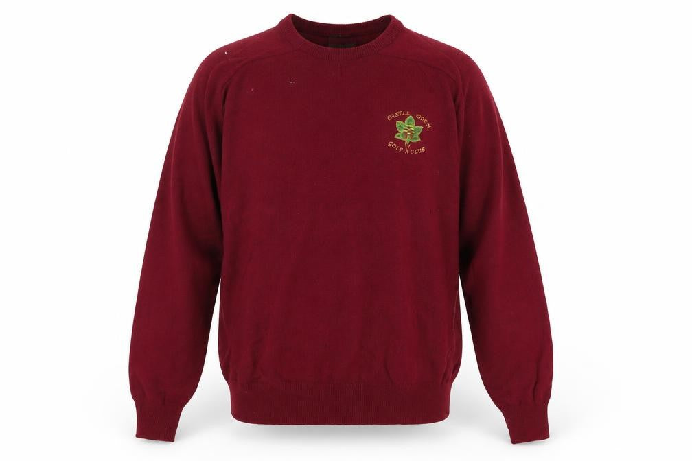 Balmoral Men's Red Wool Pullover Jumper XL
