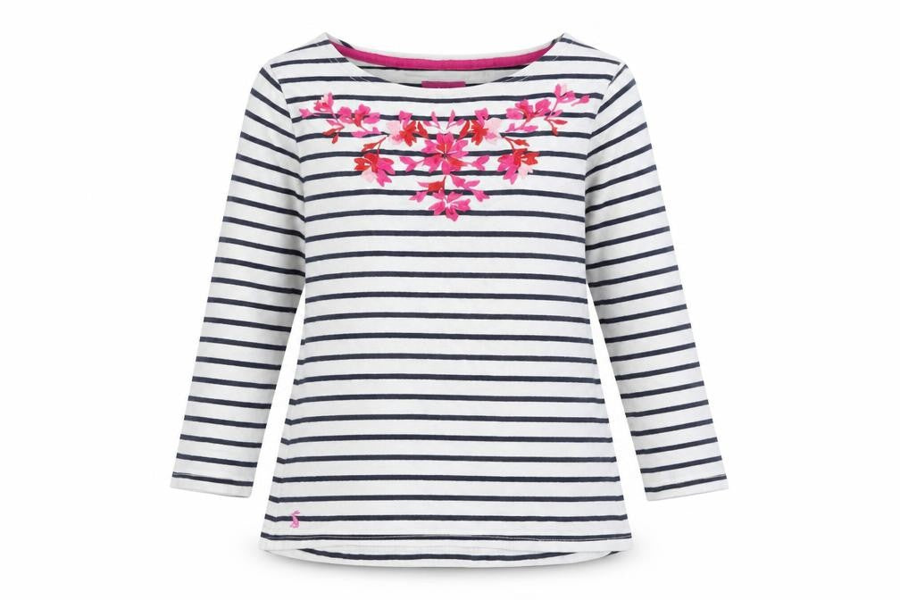 Womens UK Size 10 Joules Multicoloured Cotton T-Shirt