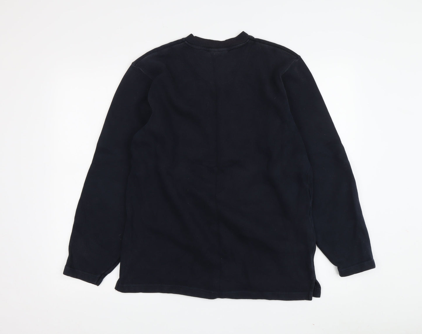 Next Men's Black V-Neck Sweatshirt M Pullover