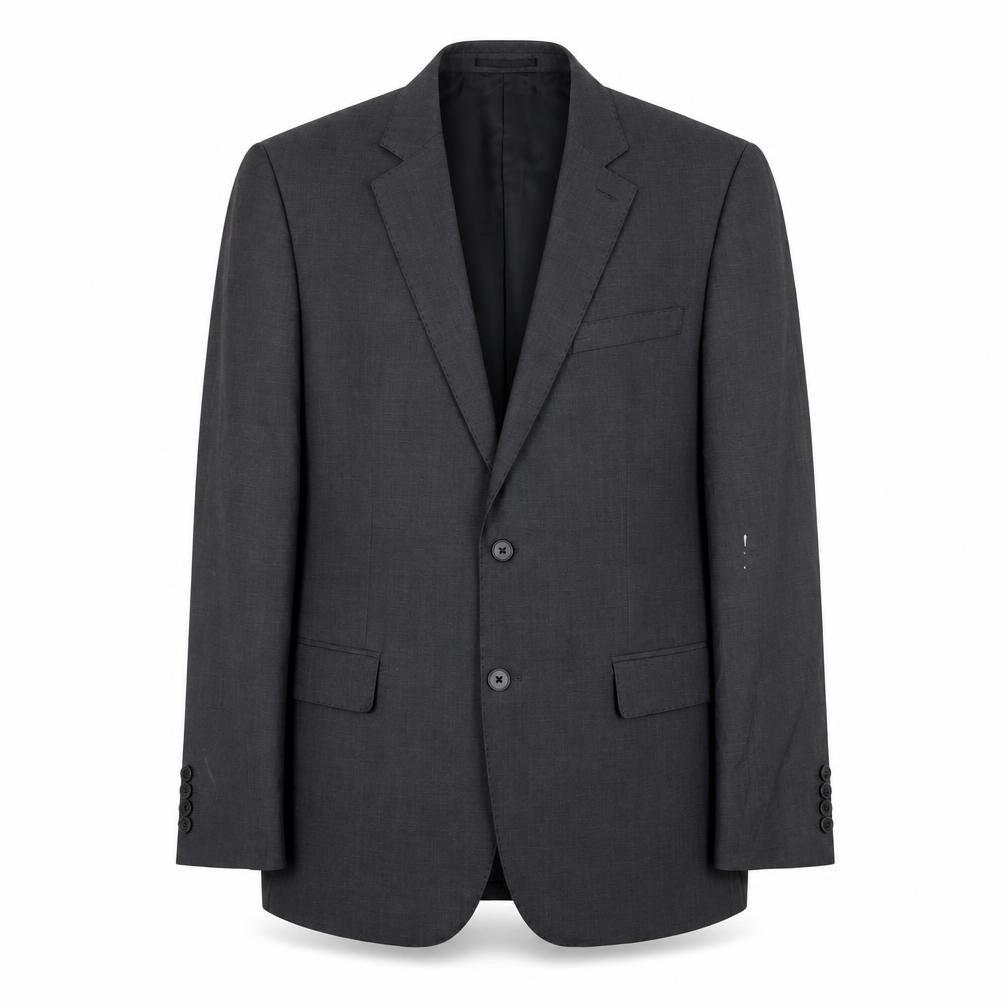 Mens 42 Chest Regular Jaeger Black Notch Blazer