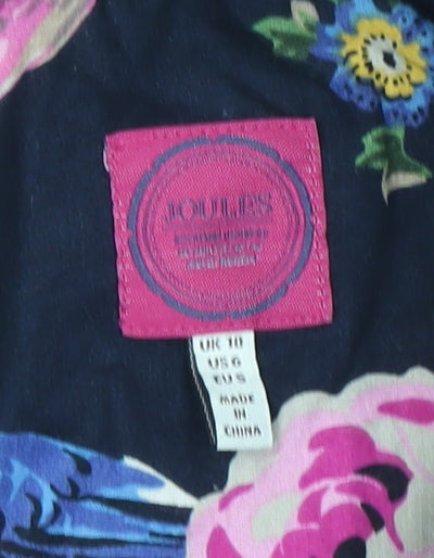 Joules Women's Blue Puffer Waistcoat Size 10 Casual