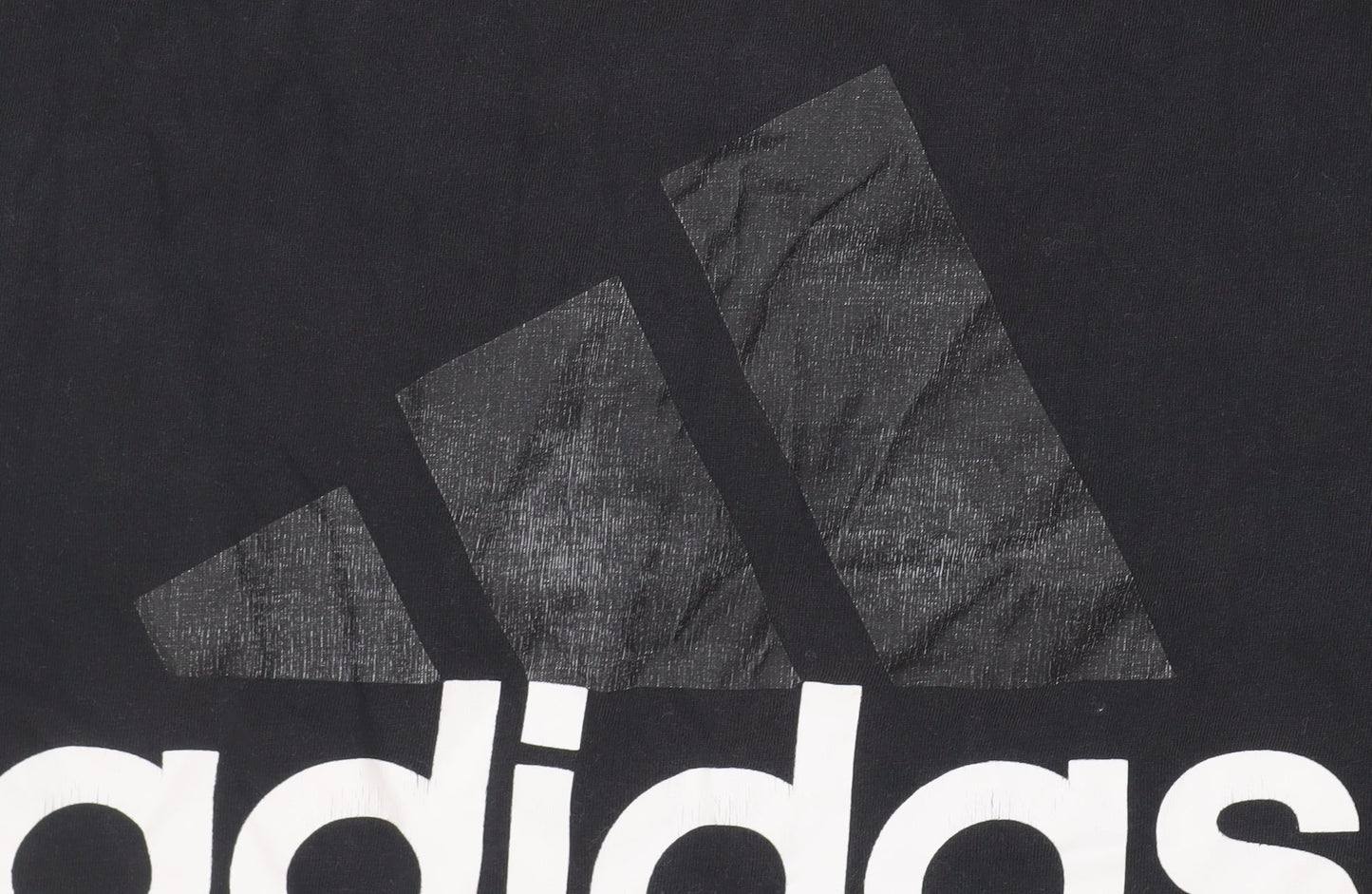 Adidas Women's Black XL T-Shirt, Short Sleeve, Cotton