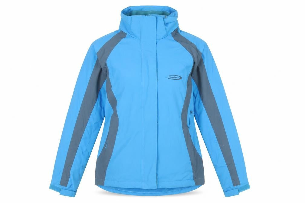 Mountain Life Women's Blue Waterproof Rain Coat Size 14