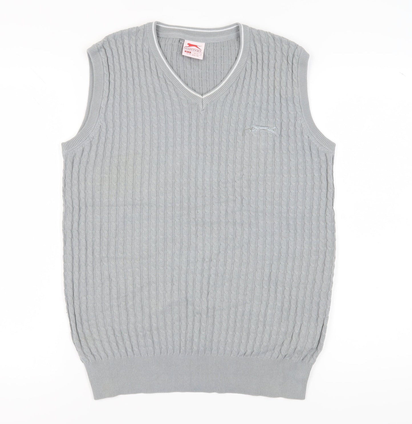 Slazenger Women's Grey V-Neck Vest Size 16