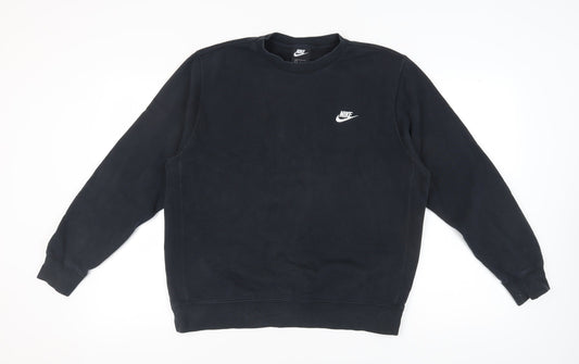 Nike Men's Black Pullover Sweatshirt Large