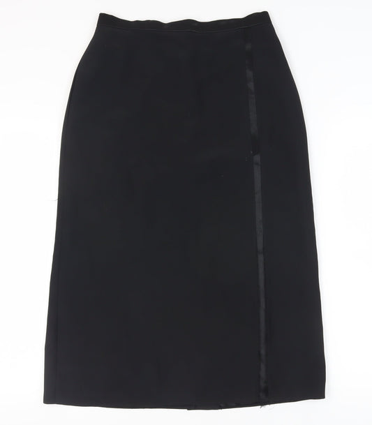 Jacques Vert Women's Black Midi Pencil Skirt, Size 14