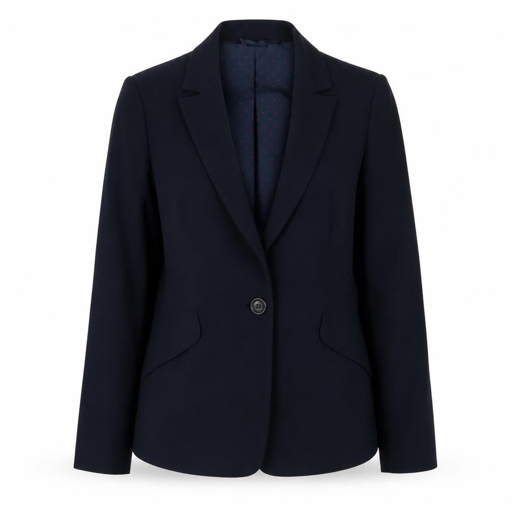 Laura Ashley Women's Black Blazer UK 14 Single Breasted