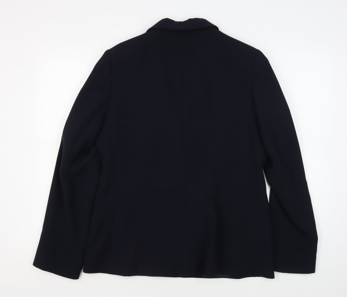 Laura Ashley Women's Black Blazer UK 14 Single Breasted