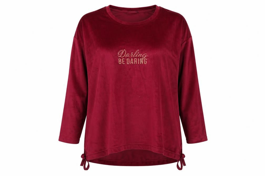 Ann Summers Red Women's Nightshirt L, Long Sleeve