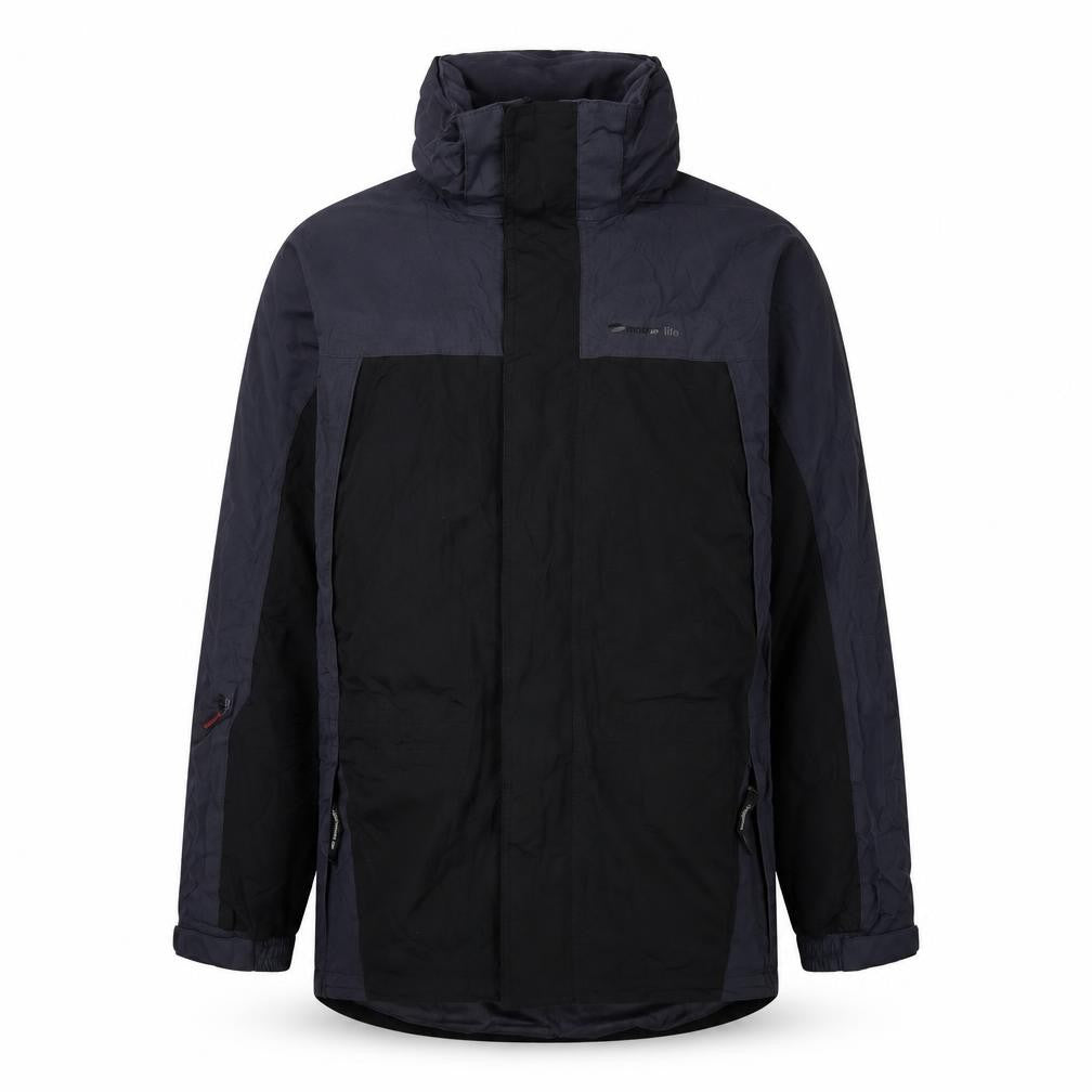 Mountain Life Men's L Black 3-in-1 Hooded Jacket