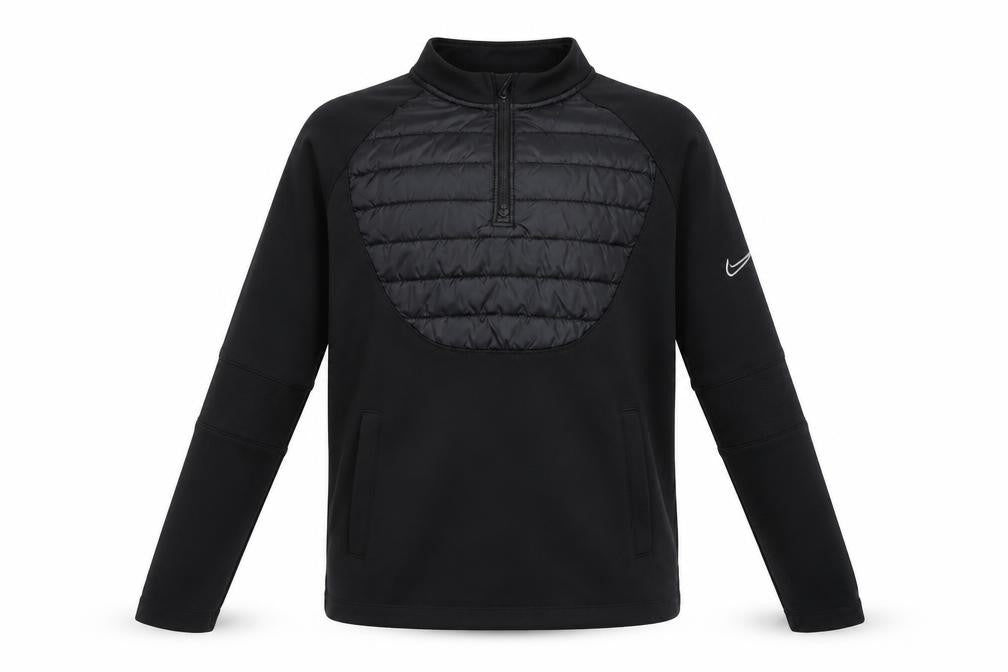 Nike Unisex Kids Black Track Jacket L, Thermal Fleece
