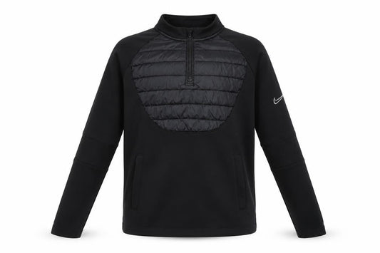 Nike Unisex Kids Black Track Jacket L, Thermal Fleece