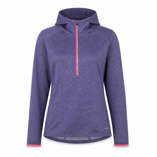 Womens UK 8 Athletic Champion Purple Pullover Hoodie