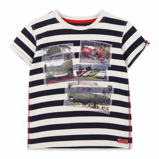 Adventurers Girls Multicoloured Striped Jersey T-Shirt 11-12 Years