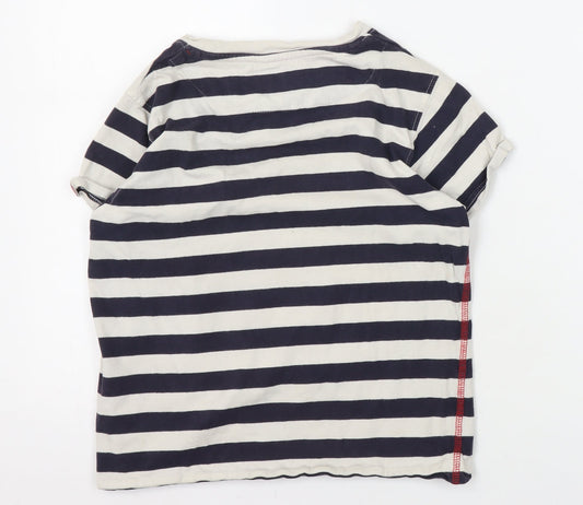 Adventurers Girls Multicoloured Striped Jersey T-Shirt 11-12 Years