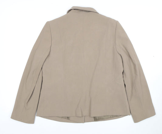 Eastex Beige Women's Suit Jacket Size 12 Regular