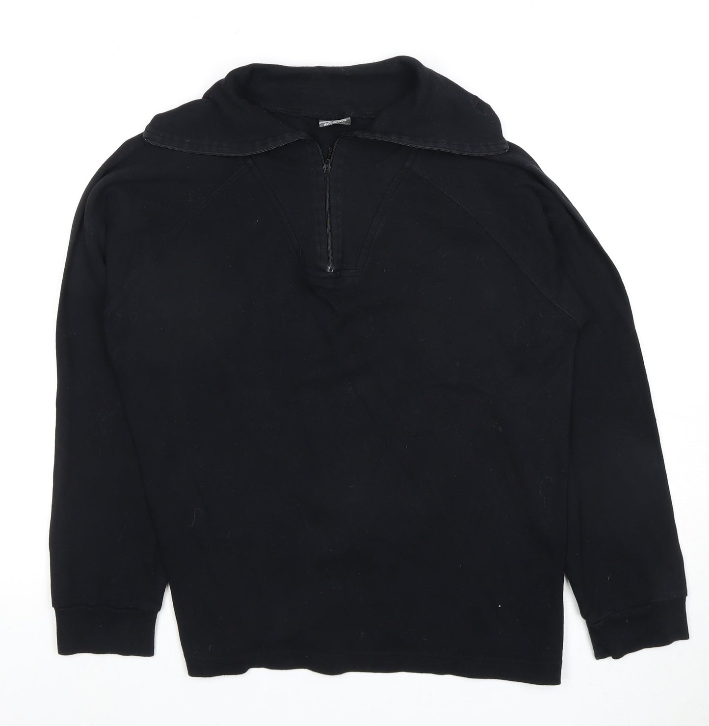 Trespass Black Unisex L Full Zip Sweatshirt