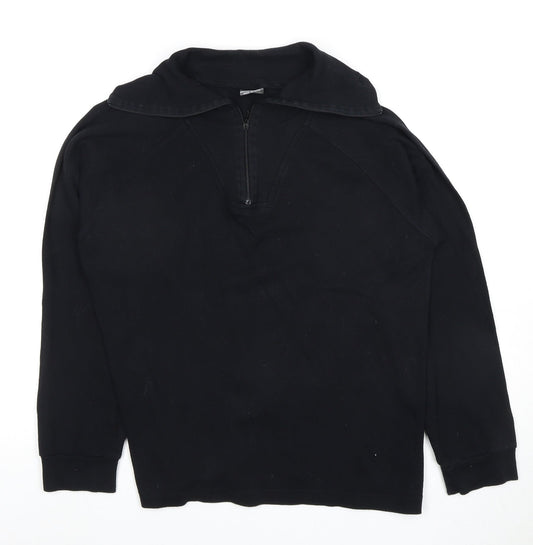 Trespass Black Unisex L Full Zip Sweatshirt