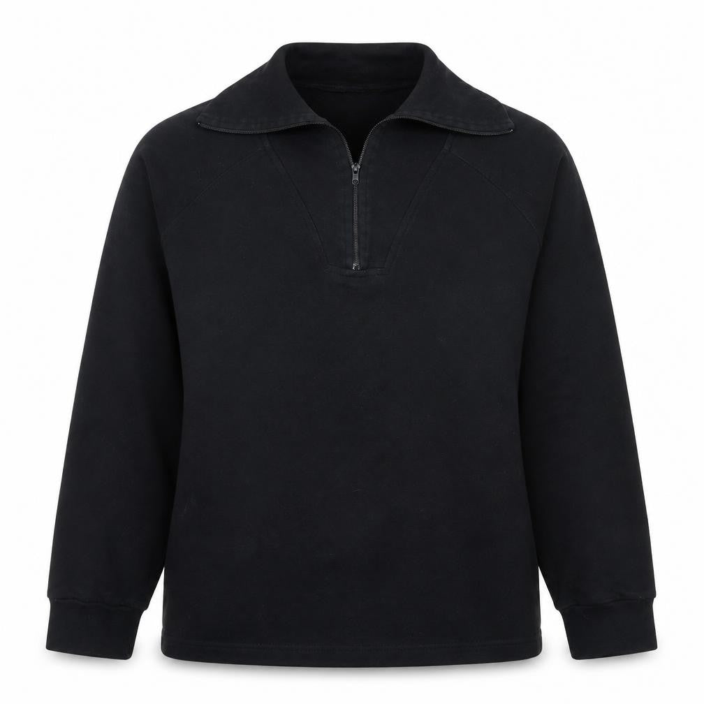 Unisex Adults UK L Regular Trespass Black Full Zip Sweatshirt