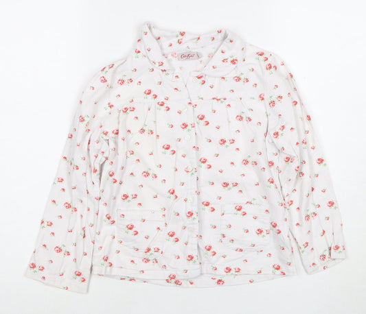 Cath Kidston Floral Girls Button-Up Shirt, Multicoloured, 7-8 Years