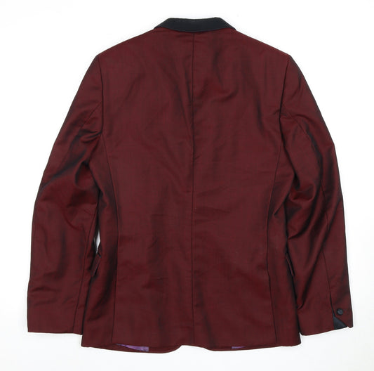 Ted Baker Men's Red Suit Jacket 36R