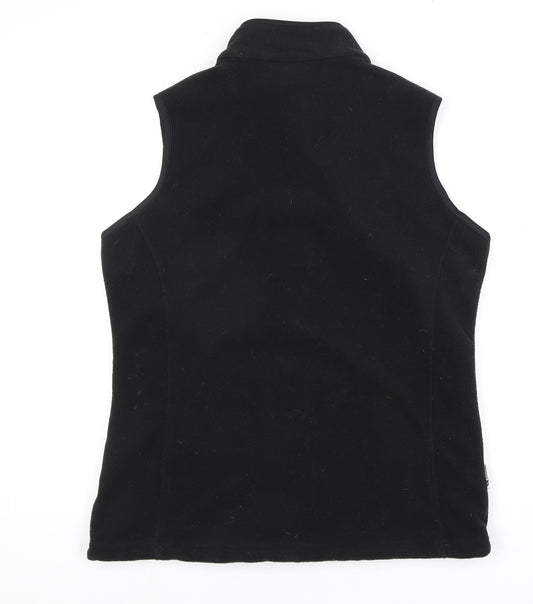 Trespass Women's Black Fleece Waistcoat, M, Full Zip