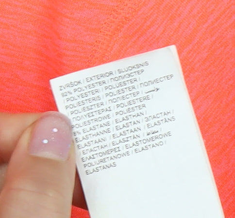 Puma Unisex Orange Hooded Pullover, Size 16, Long Sleeve