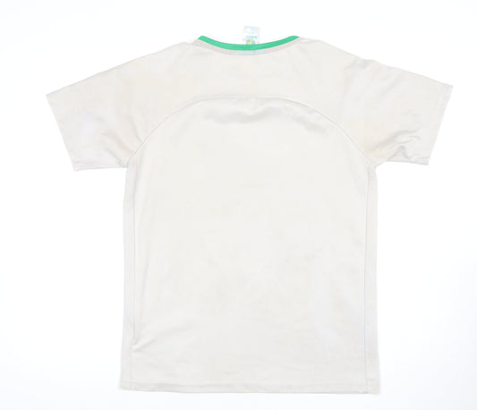 Euro 2020 Men's Beige Jersey - Size S, Football Style