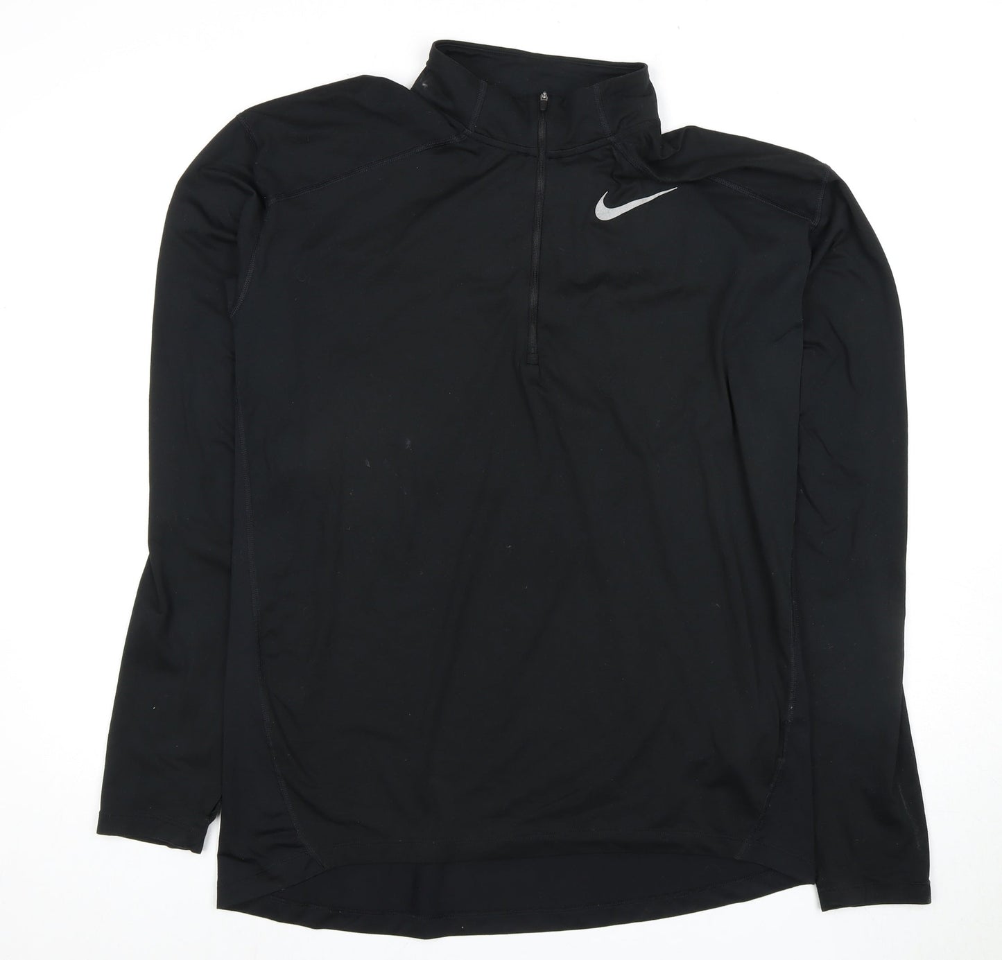 Nike Men's Black Running Top, M, Athletic Style