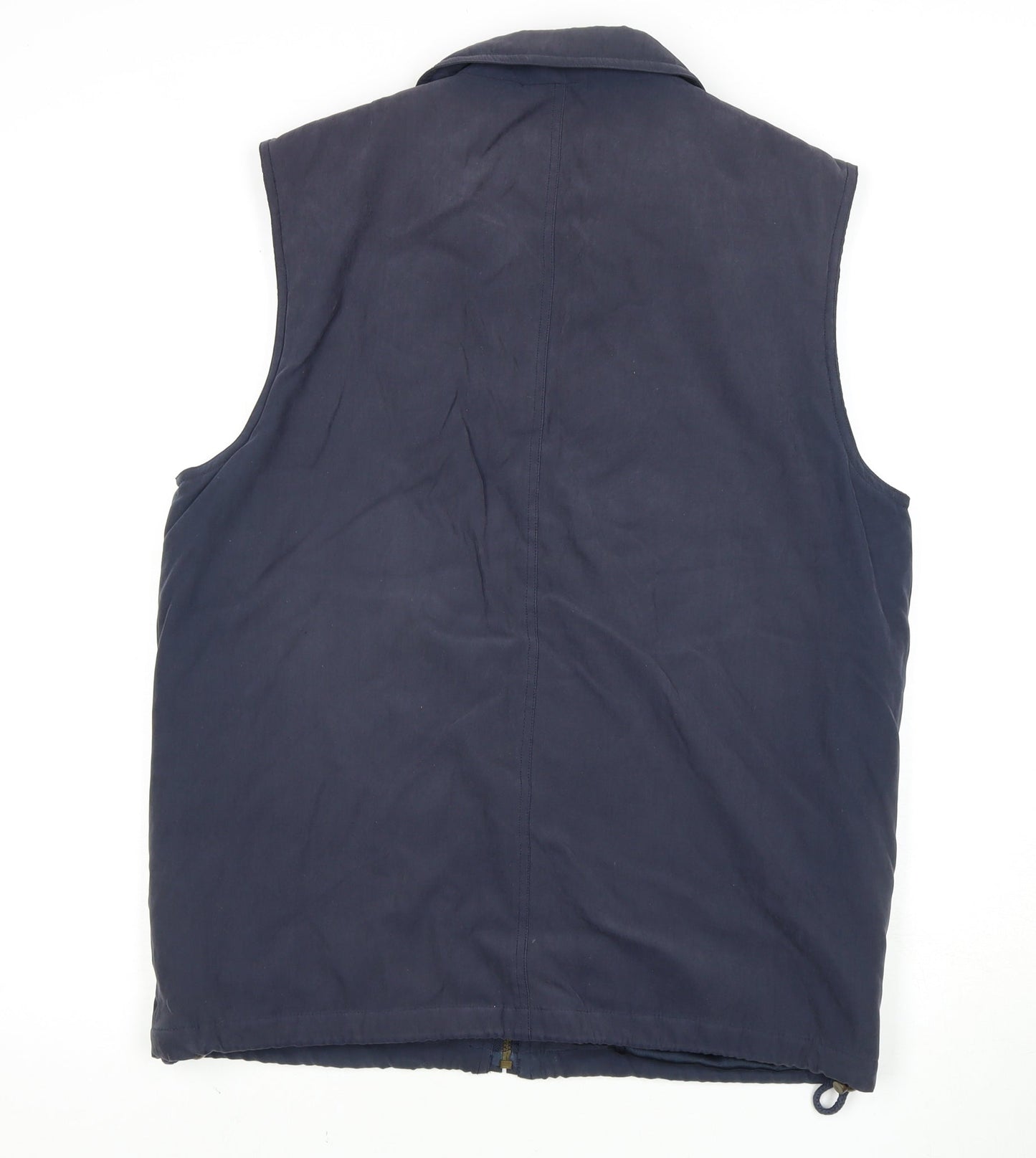 Northwood Men's Blue Waistcoat, S, Zipped Pockets