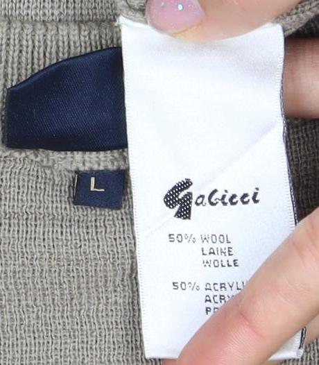 Lacoste Men's Beige V-Neck Sleeveless Vest - Size L