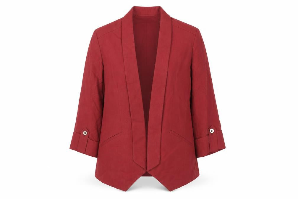 Marks & Spencer Red Women's Blazer Size 10