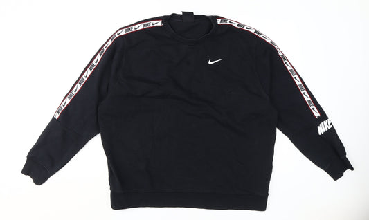 Nike Men's Black XL Pullover Sweatshirt Logo