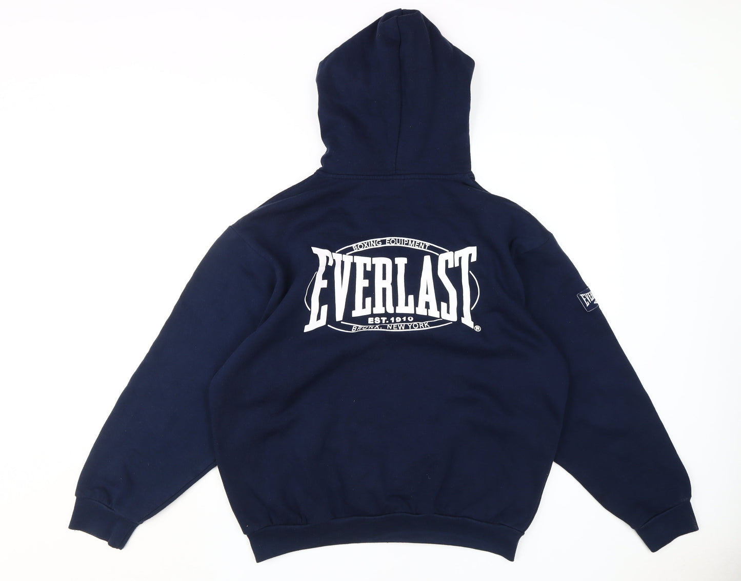Everlast Men's Blue Pullover Hoodie M Logo Sports