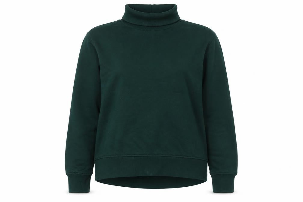 Zara Unisex Green Pullover Sweatshirt L