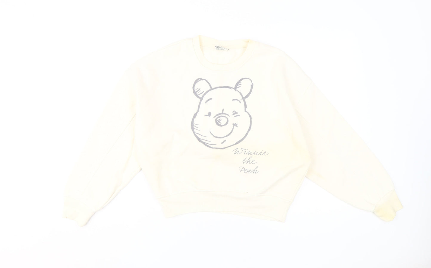 Disney Women's Ivory S Winnie the Pooh Sweatshirt
