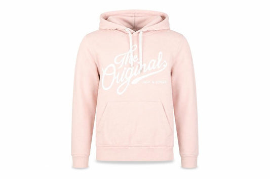 Womens UK S Regular JACK & JONES Pink Pullover Hoodie