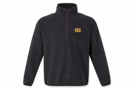 Mens UK M Regular Craghoppers Black 1/4 Zip Sweatshirt