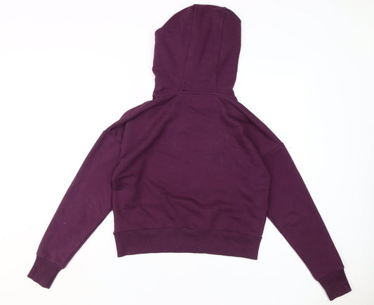 USA Pro Women's Purple Pullover Hoodie, S