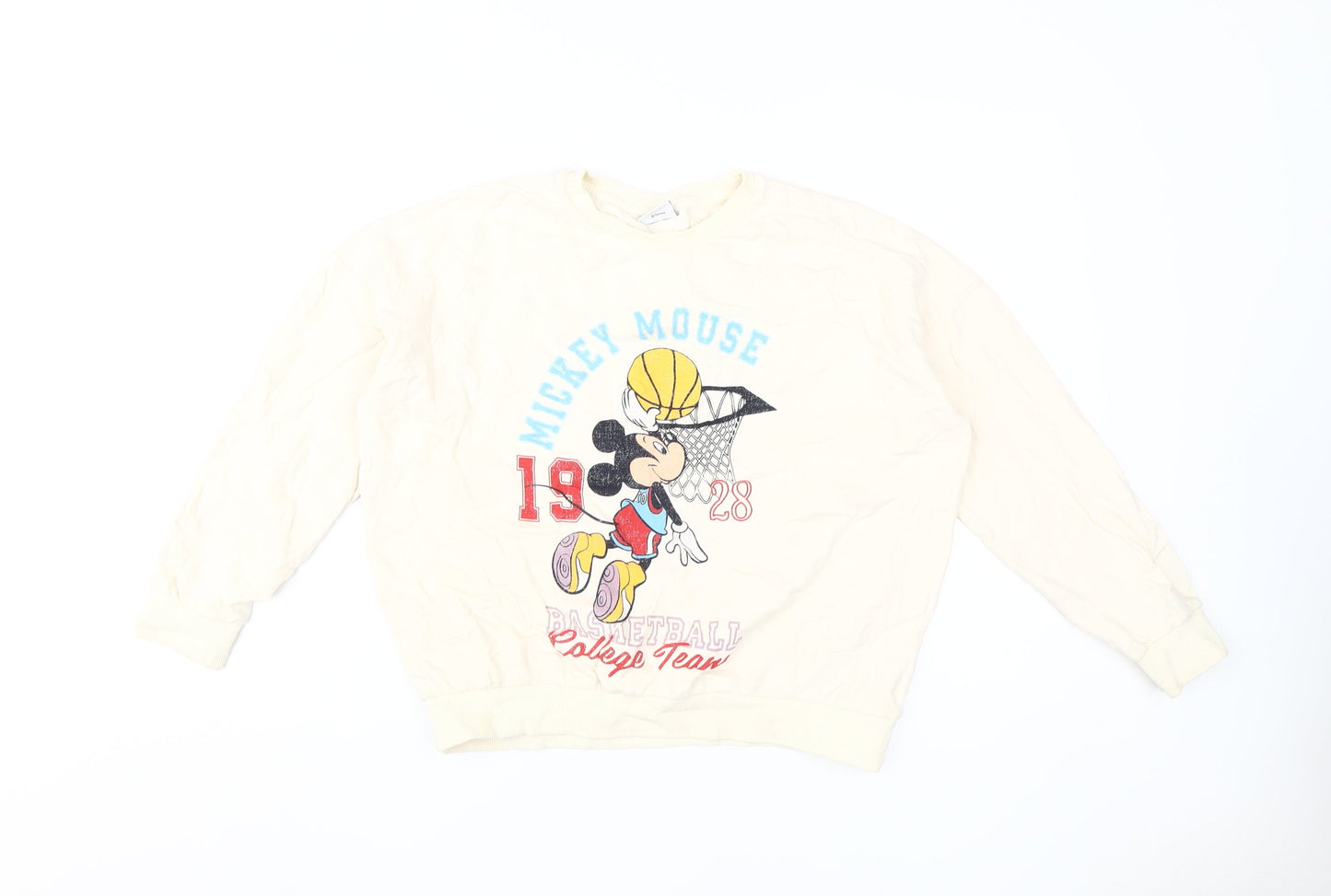 Disney Women's Beige Pullover Sweatshirt UK 12
