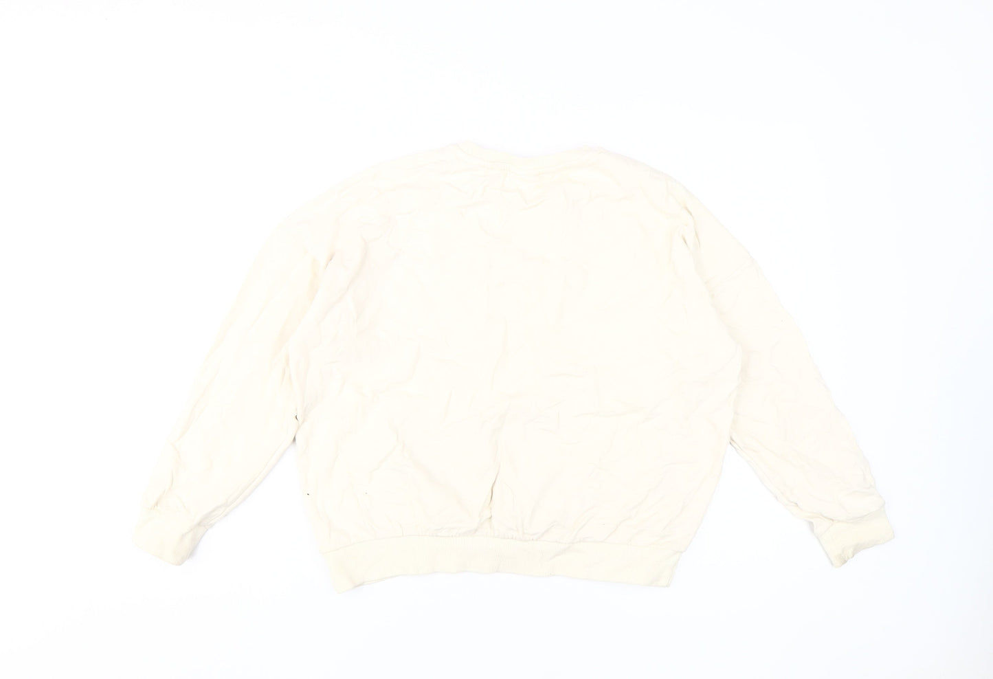 Disney Women's Beige Pullover Sweatshirt UK 12