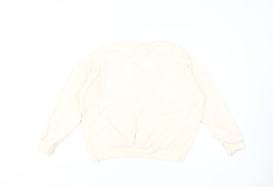 Disney Women's Beige Pullover Sweatshirt UK 12