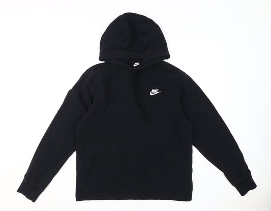 Nike Men's Black Pullover Hoodie - Size S