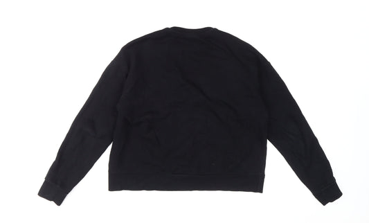 Disney Women's Black Pullover Sweatshirt Size 10/12