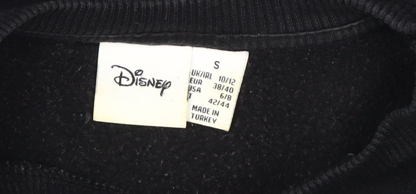 Disney Women's Black Pullover Sweatshirt Size 10/12