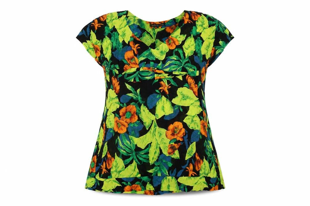 Womens UK Size S French Connection Multicoloured Cotton Blouse