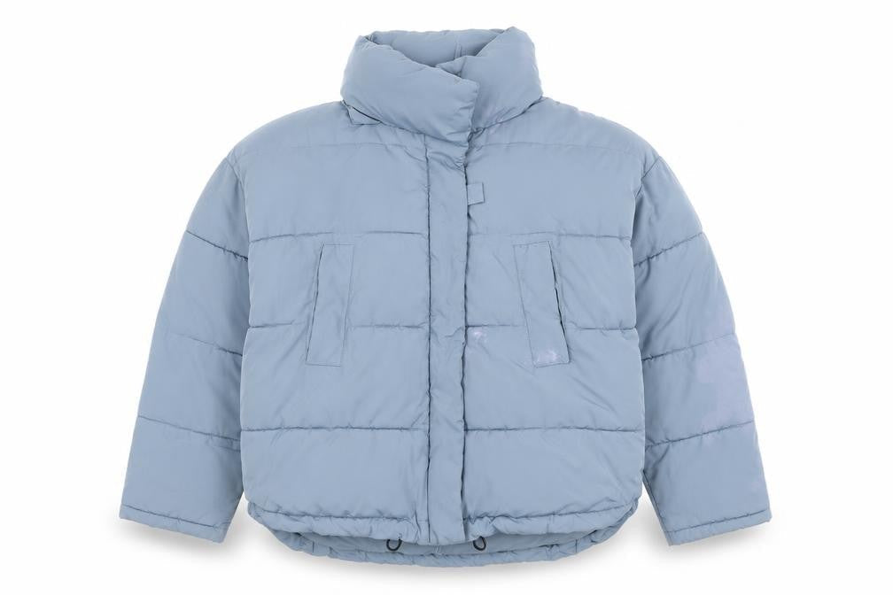 Urban Outfitters Women's Blue Puffer Jacket M
