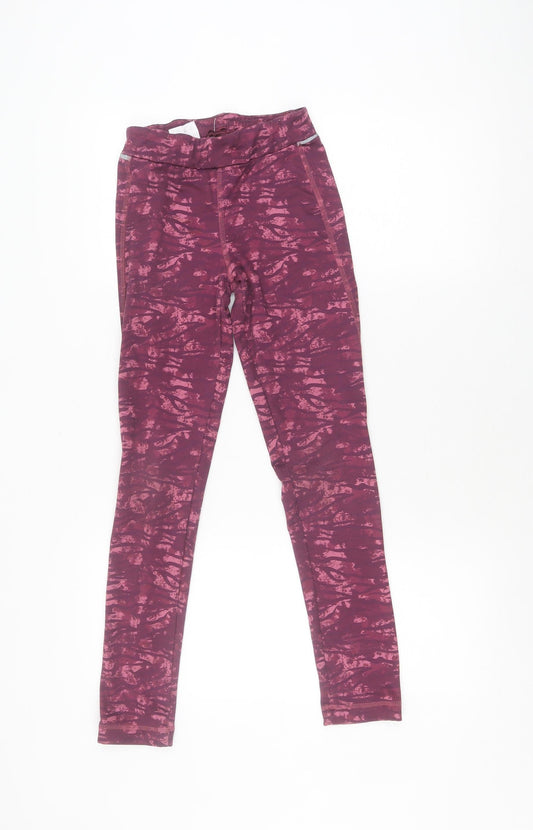 Regatta Teens Purple Tie Dye Leggings 11-12 Gym Jogging