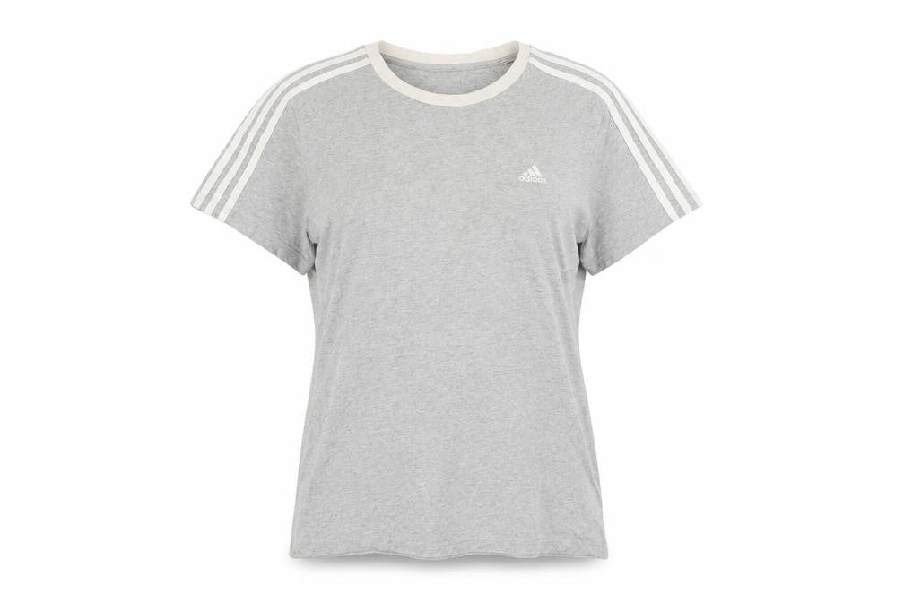 Unisex Adultss UK Size S adidas Grey Cotton T-Shirt